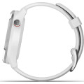 Garmin Approach S42 Polished Silver with White Band