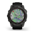 Garmin fenix 7X Sapphire Solar Edition Carbon Gray DLC Titanium with Black Band