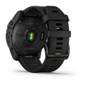Garmin fenix 7X Sapphire Solar Edition Carbon Gray DLC Titanium with Black Band