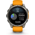 Garmin Fenix 8 47 mm AMOLED Sapphire Titanium Orange Graphite