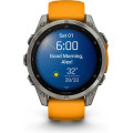 Garmin Fenix 8 47 mm AMOLED Sapphire Titanium Orange Graphite