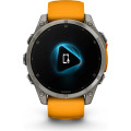 Garmin Fenix 8 47 mm AMOLED Sapphire Titanium Orange Graphite