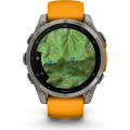 Garmin Fenix 8 47 mm AMOLED Sapphire Titanium Orange Graphite