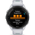 Garmin Forerunner 265S Black Bezel with Whitestone Case and Whitestone/Neo Tropic Silicone Band