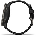 Garmin Venu 2 Slate Stainless Steel Bezel with Black Case and Silicone Band