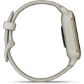 Garmin Venu Sq 2 Music Edition Cream Gold Aluminium Bezel with French Grey Case and Silicone Band