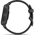 Garmin Venu Sq 2 Music Edition Slate Aluminum Bezel with Black Case and Silicone Band
