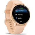 Garmin vívoactive 6 Metallic Pink Dawn with Pink Dawn Band