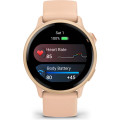 Garmin vívoactive 6 Metallic Pink Dawn with Pink Dawn Band