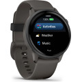 Garmin vívoactive 6 Slate with Pebble Gray Band