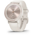 Garmin vívomove Sport Ivory Case and Silicone Band with Peach Gold Accents