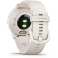 Garmin vívomove Sport Ivory Case and Silicone Band with Peach Gold Accents