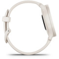 Garmin vívomove Sport Ivory Case and Silicone Band with Peach Gold Accents