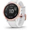 Garmin fēnix 6S Pro Rose Gold-tone with White Band