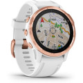 Garmin fēnix 6S Pro Rose Gold-tone with White Band
