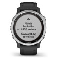 Garmin fēnix 6S Solar Silver with Black Band