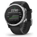 Garmin fēnix 6S Solar Silver with Black Band