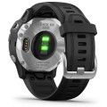 Garmin fēnix 6S Solar Silver with Black Band