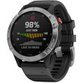 Garmin fēnix 6 Solar Silver with Black Band