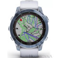 Garmin fēnix 7 Sapphire Solar Mineral Blue DLC Titanium Whitestone Band