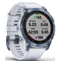 Garmin fēnix 7 Sapphire Solar Mineral Blue DLC Titanium Whitestone Band