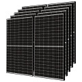 Solárna zostava Growatt hybridný menič 3F 10 kW + 10,24 kWh batéria + 9,66 kW solárne panely Jinko Solar