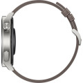 Huawei Watch GT 3 Pro 46mm Titanium Case With Gray Leather Strap