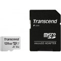 Transcend microSDHC 300S UHS-I Class 3 U3 V30 A1 card 128GB + Adaptér