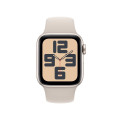 Apple Watch SE (Gen 2) 40mm Starlight Aluminium Case with Starlight Sport Band - S/M