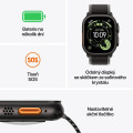 Apple Watch Ultra 3 (2025) 49mm Čierny titán s čiernym/uhlovým trailovým ťahom M/L