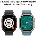 Apple Watch Ultra 3 (2025) 49mm Čierny titán s čiernym/uhlovým trailovým ťahom M/L