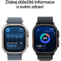 Apple Watch Ultra 3 (2025) 49mm Čierny titán s čiernym/uhlovým trailovým ťahom M/L