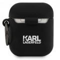 Karl Lagerfeld Rue St Guillaume Puzdro pre AirPods 1 / AirPods 2 Black
