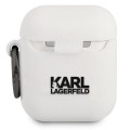Karl Lagerfeld Rue St Guillaume Puzdro pre AirPods 1 / AirPods 2 White
