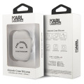 Karl Lagerfeld Rue St Guillaume Puzdro pre AirPods 1 / AirPods 2 White