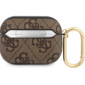 Guess 4G Script PC/PU Puzdro pre Airpods Pro Brown