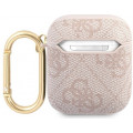 Guess 4G Script PC/PU Puzdro pre AirPods 1 / AirPods 2 Pink