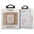 Guess 4G TPU Glitter Puzdro pre AirPods 1 / AirPods 2 Gold