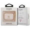 Guess 4G TPU Glitter Puzdro pre Airpods Pro Gold