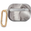 Guess TPU Shiny Marble Puzdro pre Airpods Pro Black