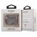 Guess TPU Shiny Marble Puzdro pre Airpods Pro Black