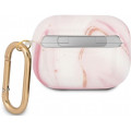 Guess TPU Shiny Marble Puzdro pre Airpods Pro Pink