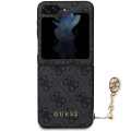 Guess 4G Charms Zadný Kryt pre Samsung Galaxy Z Flip5 Grey