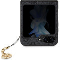 Guess 4G Charms Zadný Kryt pre Samsung Galaxy Z Flip5 Grey