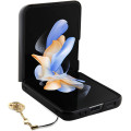 Guess 4G Charms Zadný Kryt pre Samsung Galaxy Z Flip5 Grey