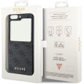 Guess 4G Charms Zadný Kryt pre Samsung Galaxy Z Flip5 Grey