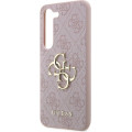 Guess PU 4G Metal Logo Zadný Kryt pre Samsung Galaxy A55 5G Pink