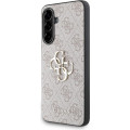 Guess PU 4G Metal Logo Zadný Kryt pre Samsung Galaxy A56 5G Pink