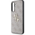 Guess PU 4G Metal Logo Zadný Kryt pre Samsung Galaxy A56 5G Pink