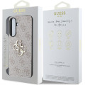 Guess PU 4G Metal Logo Zadný Kryt pre Samsung Galaxy A56 5G Pink